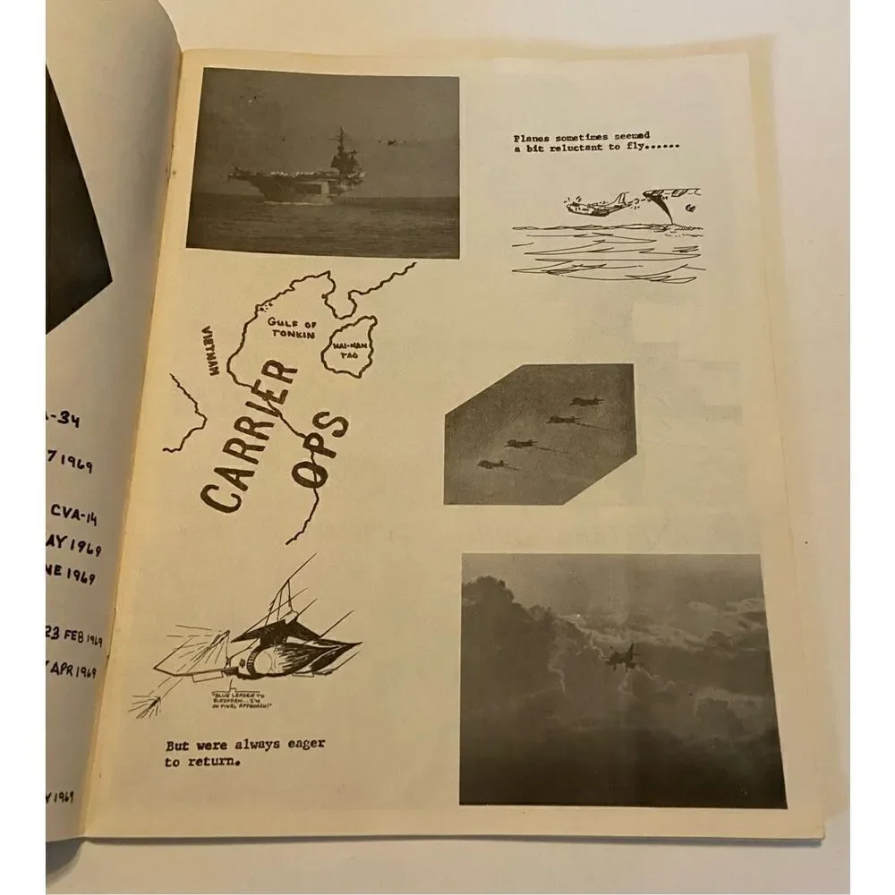 Voyage of Vigilance USS Enterprise Cruise Book 1969 - Extremely Rare PB
